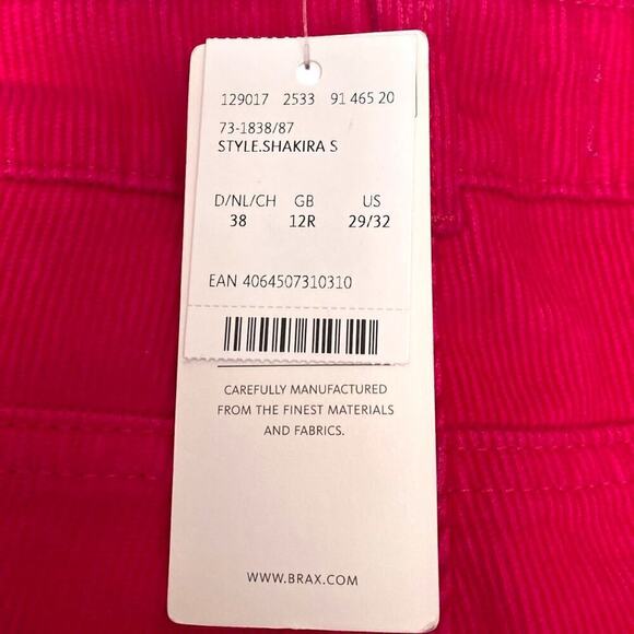 Brax Feel Good SHAKIRA Corduroy bootcut Slim Fit Retails 228.00 29/32 US Orchid - Picture 6 of 11